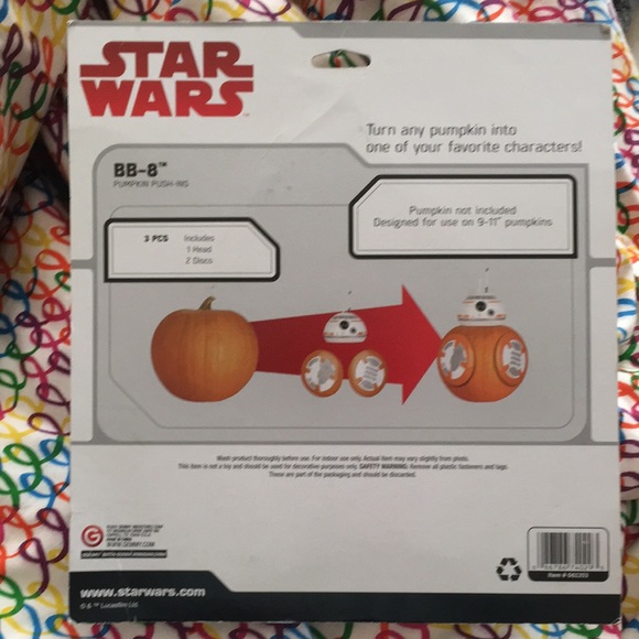 🧡 - Bb8 pumpkin push ins - Picture 2 of 2